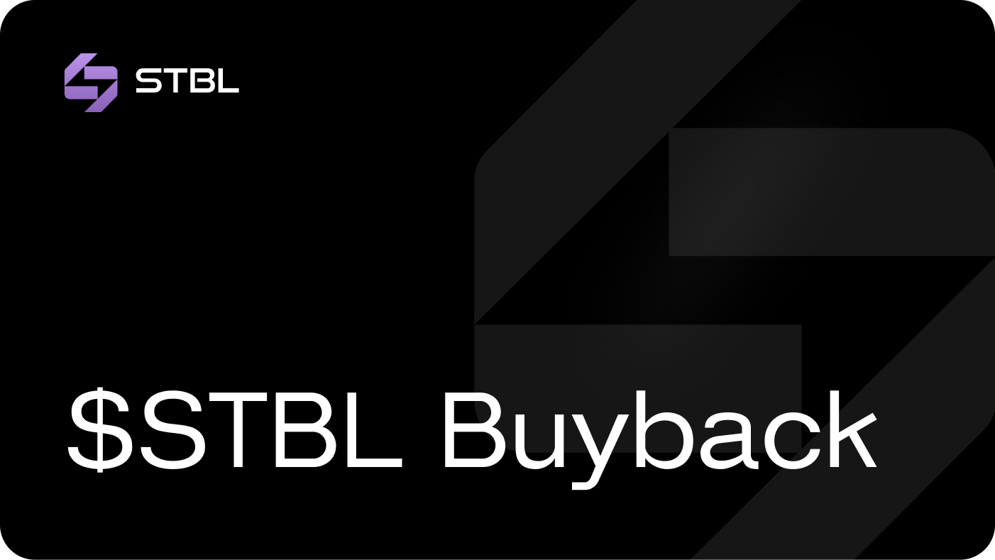 STBL Strategic Initiative: Commencement of $STBL Buyback