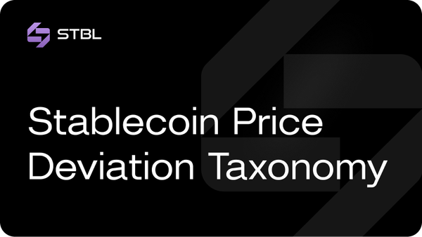 Stablecoin Price Deviation Taxonomy